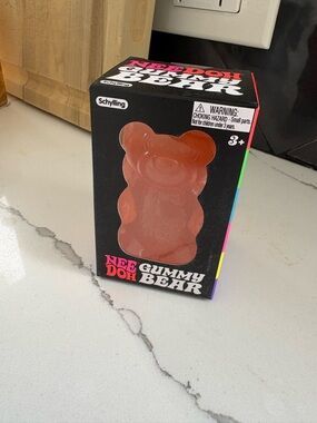 Nee Doh Gummy Bear Toy - Red